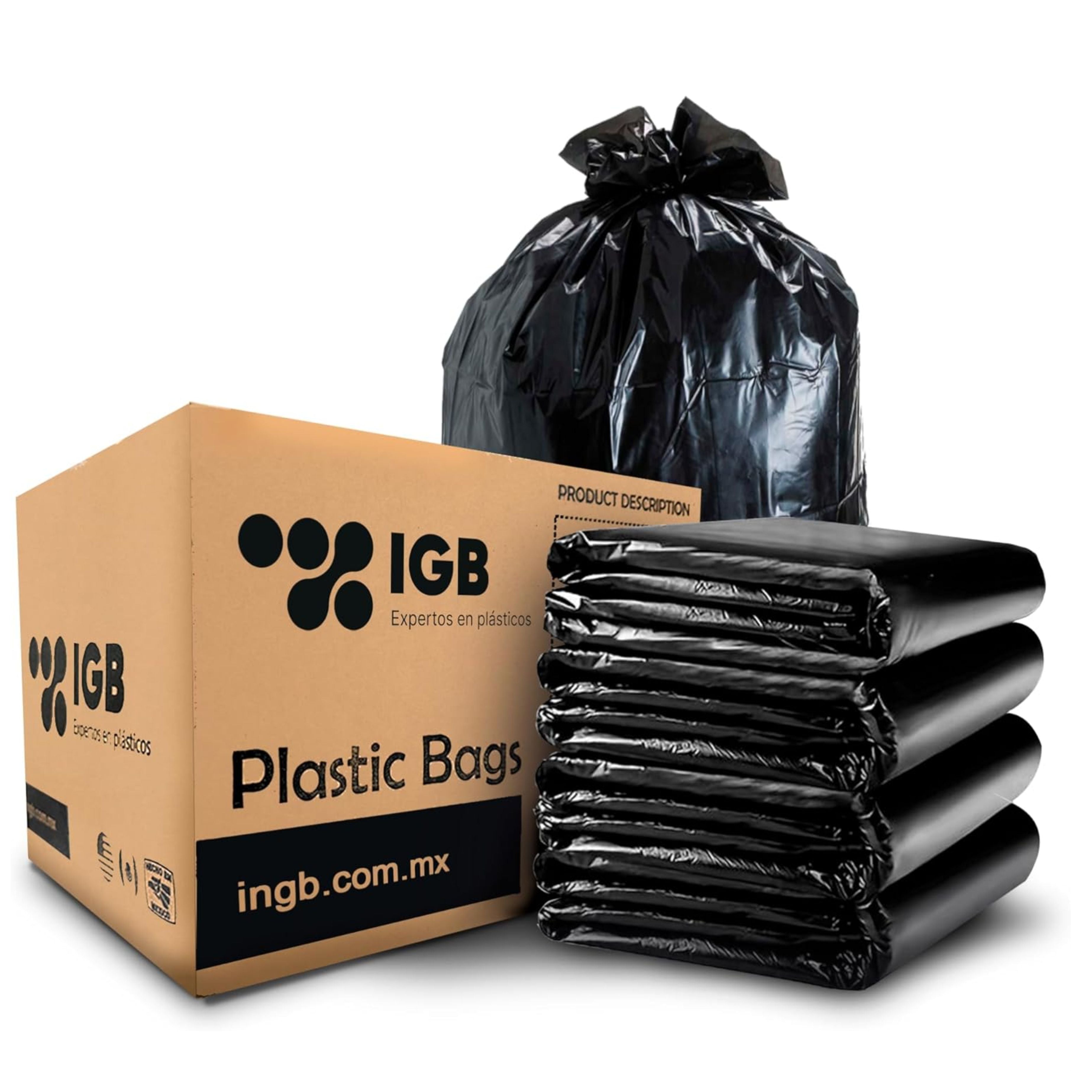 Heavy duty garbage bags from 55 to 60 gallons