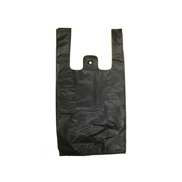 10" x 7" x 20" T-Shirt Bags Black