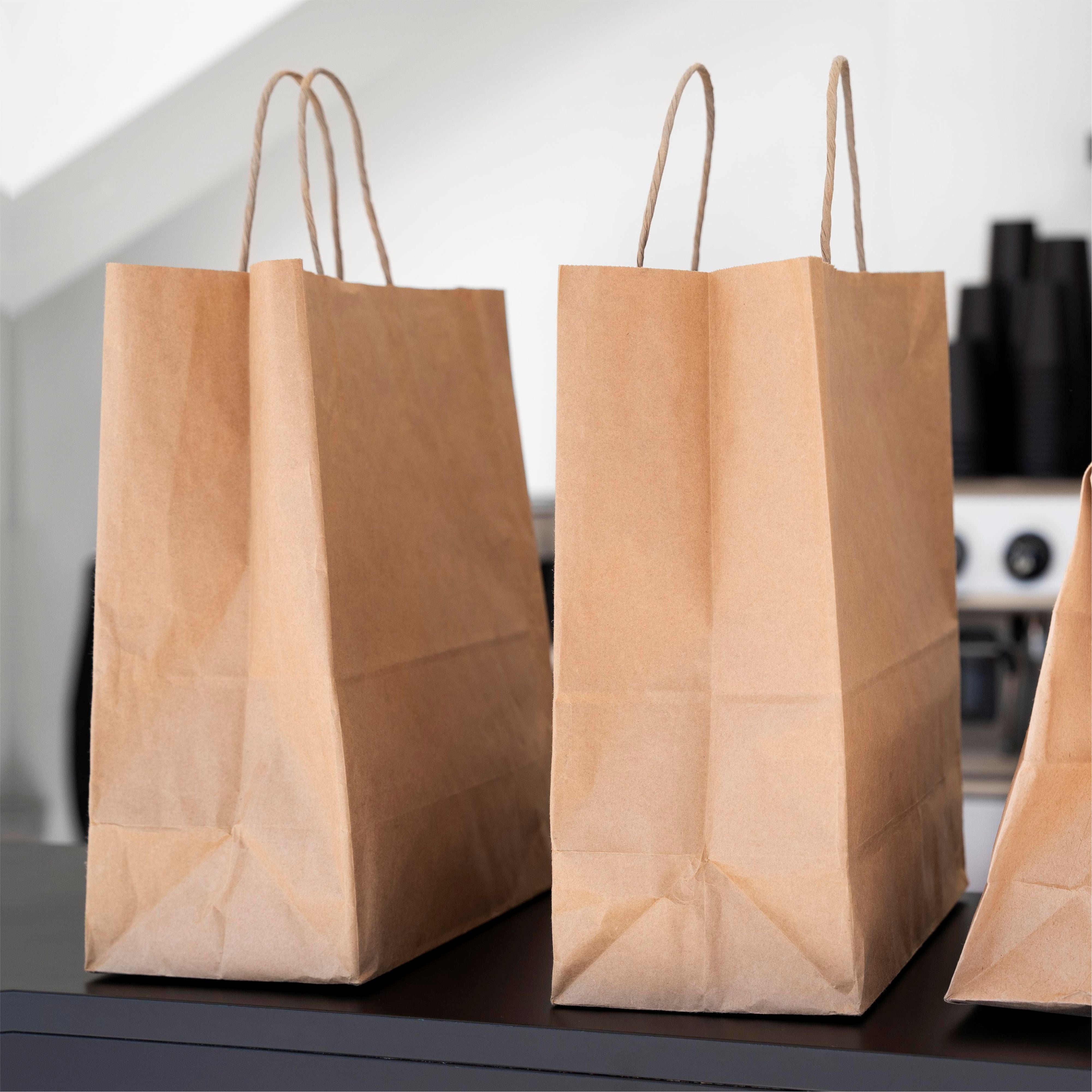 Kraft Paper Shopping Bags